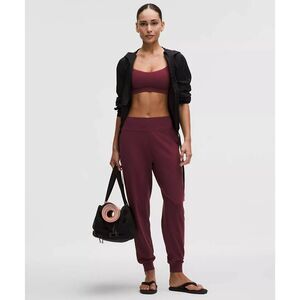 lululemon Align High Rise Jogger in Burgundy Bay, size 12
